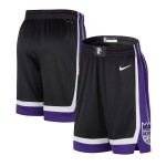 NBA Sacramento Kings Shorts Nike 2023-24 Icon Edition Noir Swingman - Homme